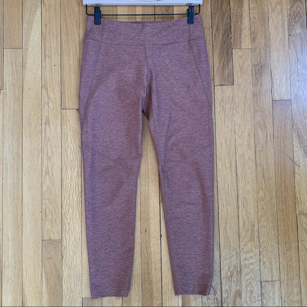 NWOT Outdoor Voices 3/4 Length Warmup Legging in Santa Fe Rust Color Size Medium
